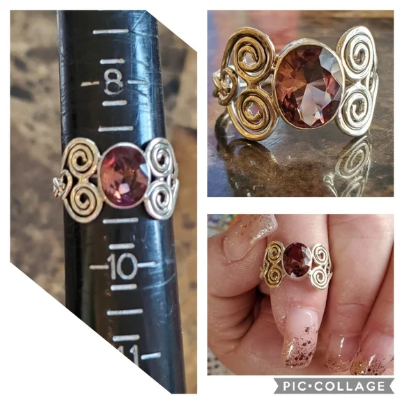 2.5 Color Changing Alexandrite Ring Size 9 - Picture 7 of 7